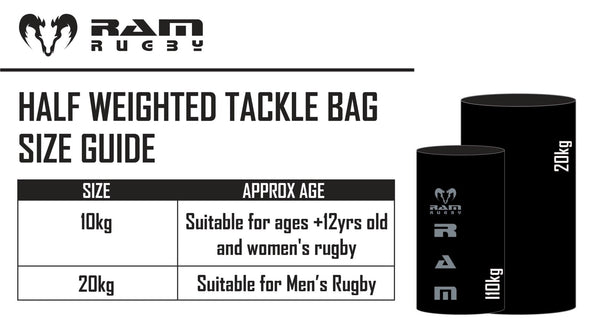 Ram Rugby-Weighted Half Tackle Bags